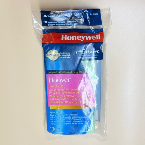 Honeywell Other - Honeywell FilterPower 2 Pack Final Filters for Hoover WindTunnel Uprights H13009
